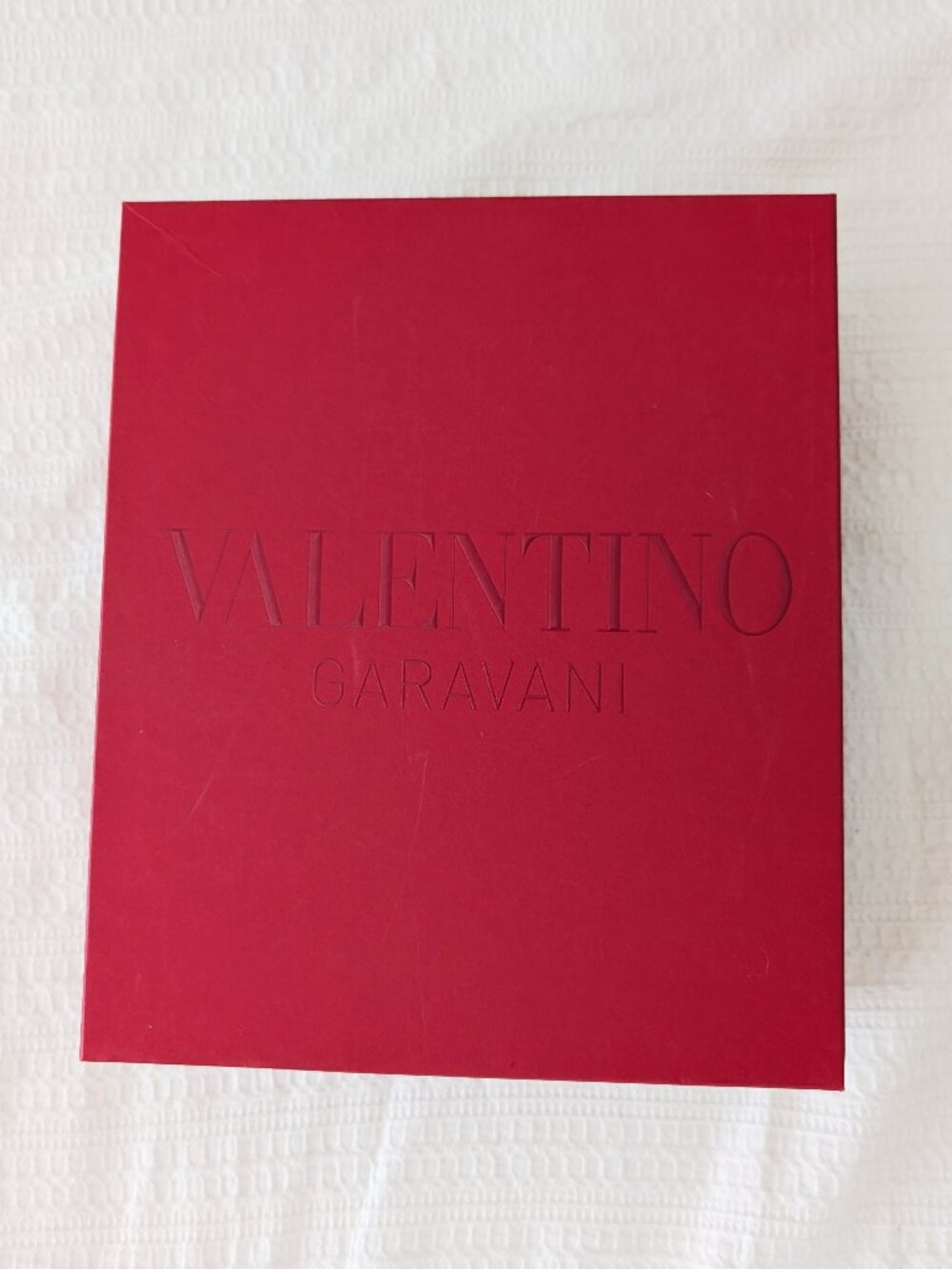 Empty Valentino Shoe Box
